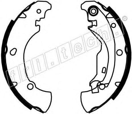 fri.tech. 17376 Brake Shoe Set